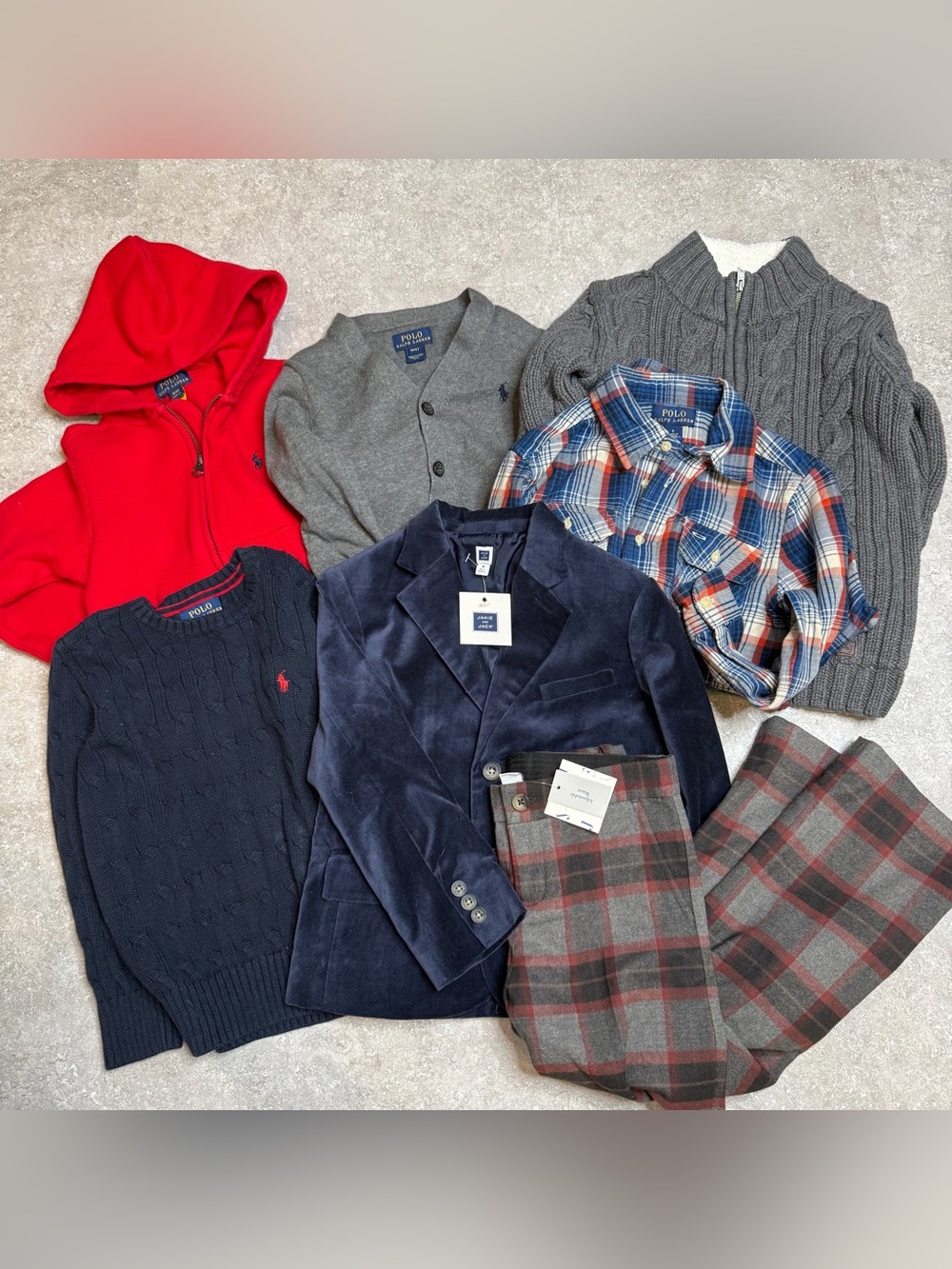 Boys Size 5 Bundle Janie & Jack Polo Ralph Lauren high end quiet luxury preppy